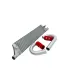 Intercooler maggiorato tube fin Fiat Grande Punto Abarth 1.4 T-Jet con semitubazione