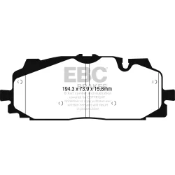 Pastiglie EBC Yellowstuff SERIE PASTIGLIE SPORTIVE STRADALI (R90) Anteriori Audi rs3 8y 400 cv - 2021