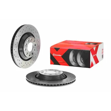 Volkswagen Golf 8 GTI Brembo Rear Drilled Discs 310x22mm