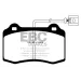 EBC 500 abarth front pads FOR BREMBO CALIPER 305 MM FOR 159 305 CALIPERS