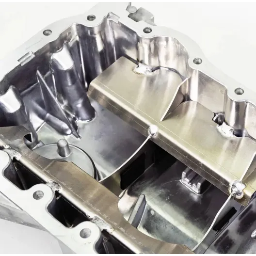 Bar-Tek coppa olio in alluminio con paratie antisbattimento VAG 2.0 TFSI EA113 (per conversione pompa olio 1.8T)