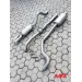 Grande Punto Abarth / Punto Evo Abarth Exhaust Silenced Central + Silenced End MRMOTORSPORT
