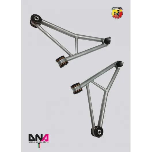 Front suspension arms kit FIAT 500 Abarth BY DNA Racing