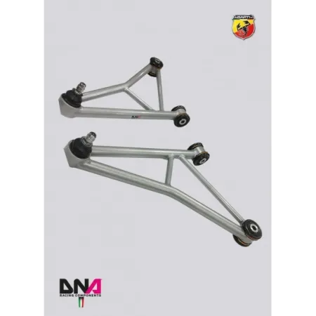Front suspension arms kit FIAT 500 Abarth BY DNA Racing
