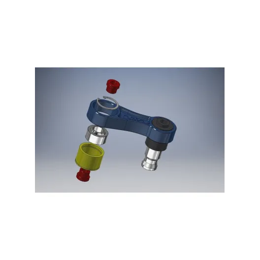 Motorsport gearbox side engine support torque arm kit 500 ABARTH by DNA Racing