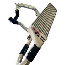 Intercooler maggiorato tube fine Fiat Grande Punto Abarth 1.4 T-Jet con Giro tubi completo