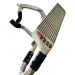 Oversized intercooler tube fin Fiat Grande Punto Abarth 1.4 T-Jet with big boost pipe kit