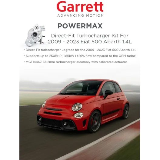 Turbina Garrett 1446 PowerMax MODELLO 2026 500 Abarth t-jet