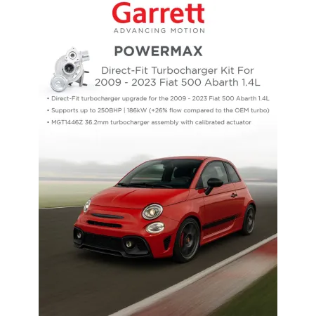 Turbina Garrett 1446 PowerMax MODELLO 2026 500 Abarth t-jet