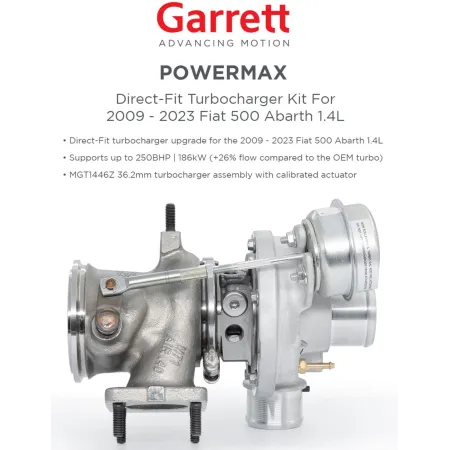 Turbina Garrett 1446 PowerMax MODELLO 2026 500 Abarth t-jet