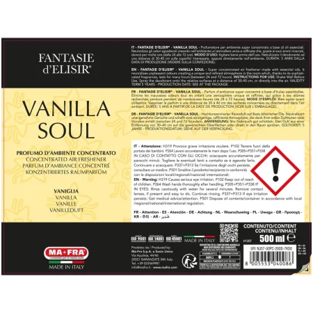 FANTASIE D'ELISIR VANILLA SOUL - Profumatore - MAFRA