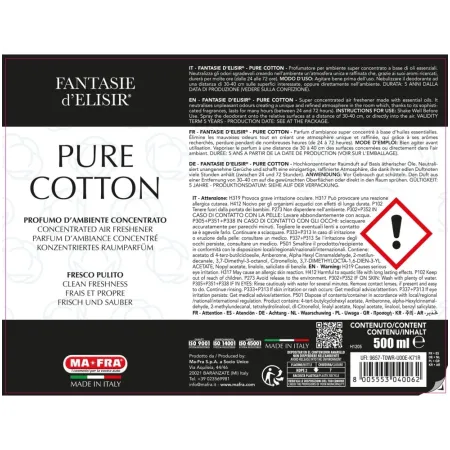 FANTASIE D'ELISIR PURE COTTON - Profumatore - MAFRA