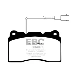 EBC BLUE front pads 500 abarth 330 mm caliper 4 pistons