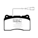 Pastiglie EBC BLU anteriori 500 abarth pinza 330 mm 4 pompanti