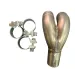 Bifurcated Type Akrapovic D increased 500 595 ABARTH