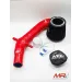 500 Abarth Aspirazione Diretta BASSA IN SILICONE SENZA VASCHETTA TERGI per turbine IHI-1446-TD04-GBC