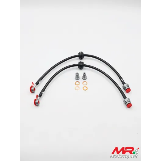 Kit 2 tubi freno aeronautici anteriori per Fiat Abarth 500 / 595 / 695