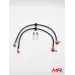 Kit Tubi freno in treccia 2 pezzi anteriori Grande punto Abarth / Punto Evo Abarth / Alfa Mito - GOODRIDGE