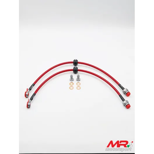 Kit Tubi freno in treccia 2 pezzi anteriori Grande punto Abarth / Punto Evo Abarth / Alfa Mito - GOODRIDGE