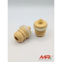 Tamponi di fine corsa per sospensioni posteriori Abarth 500 / 595 / 695 – Ottimizzati per auto ribassate (coppia)