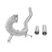 Alpha Competition downpipe skat coibentato VW Golf mk8 R/Audi S3 8Y (versioni con OPF)