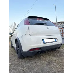 Scarico Grande Punto Abarth / Punto Evo Abarth Centrale silenziato + finale diretto USCITA SINGOLA MRMOTORSPORT 2