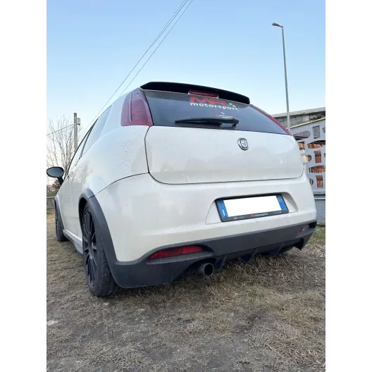 Scarico Grande Punto Abarth / Punto Evo Abarth Centrale silenziato + finale diretto USCITA SINGOLA MRMOTORSPORT