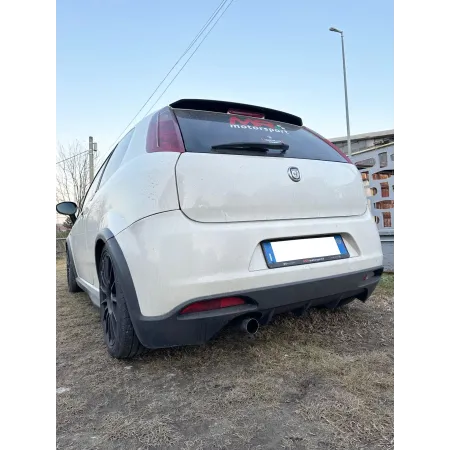 Grande Punto Abarth / Punto Evo Abarth Exhaust Silenced central + direct final SINGLE RELEASE MRMOTORSPORT