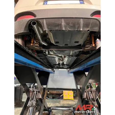 Scarico Grande Punto Abarth / Punto Evo Abarth Centrale silenziato + finale diretto USCITA SINGOLA MRMOTORSPORT