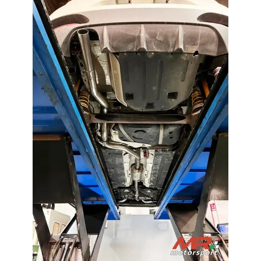 Scarico Grande Punto Abarth / Punto Evo Abarth Centrale silenziato + finale diretto USCITA SINGOLA MRMOTORSPORT