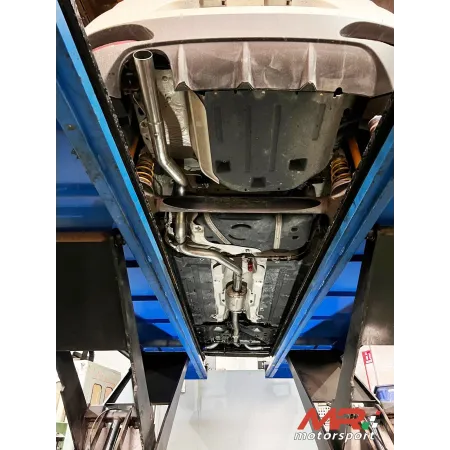Scarico Grande Punto Abarth / Punto Evo Abarth Centrale silenziato + finale diretto USCITA SINGOLA MRMOTORSPORT