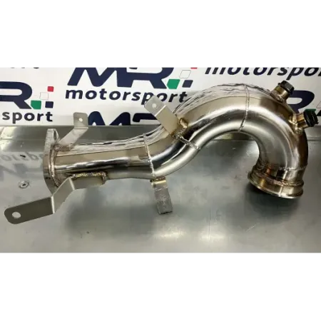 Downpipe De cat  garret 70 mm race with double probe