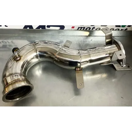 Downpipe De cat  garret 70 mm race with double probe