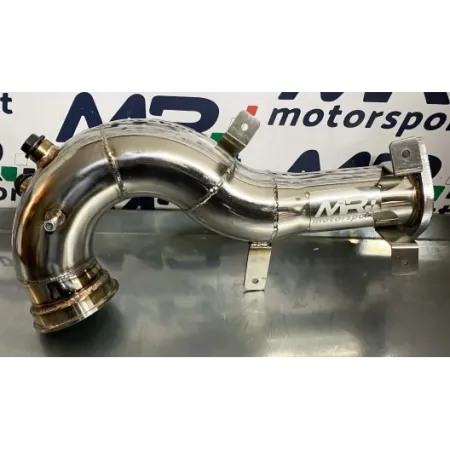 Downpipe De cat  garret 70 mm race with double probe