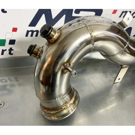 Downpipe De cat  garret 70 mm race with double probe