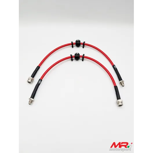 HEL/Goodridge kit tubi freno in treccia anteriore (2 pezzi) Fiat Panda 100HP