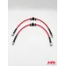 HEL/Goodridge kit tubi freno in treccia anteriore (2 pezzi) Fiat Panda 100HP