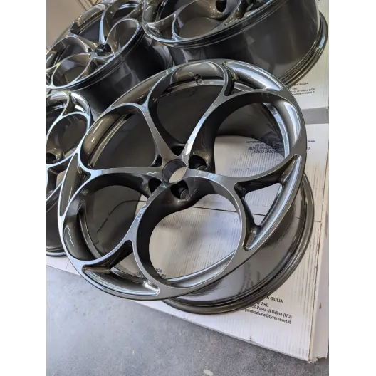 4 CERCHI IN LEGA ALFA ROMEO STELVIO QV 20 " ORIGINALI 156117311 156117303