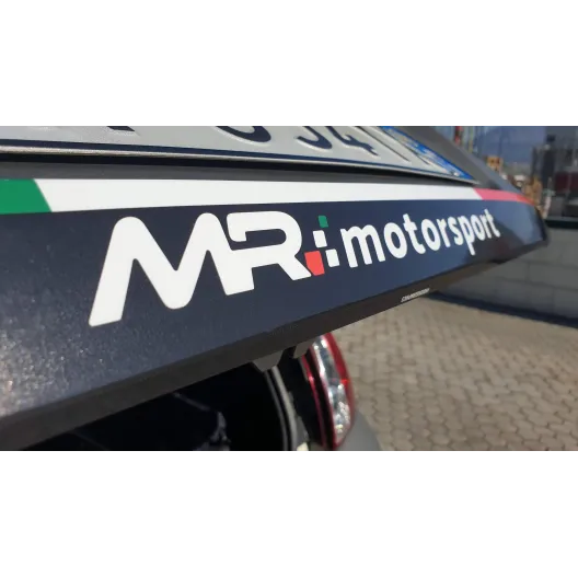 Tricolor bands MR Motorsport trunk