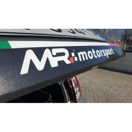 Tricolor bands MR Motorsport trunk