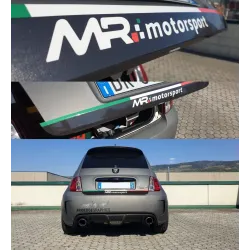Tricolor bands MR Motorsport trunk