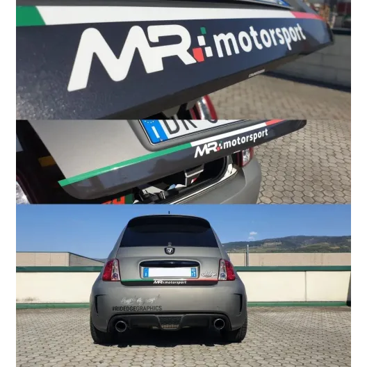 Tricolor bands MR Motorsport trunk
